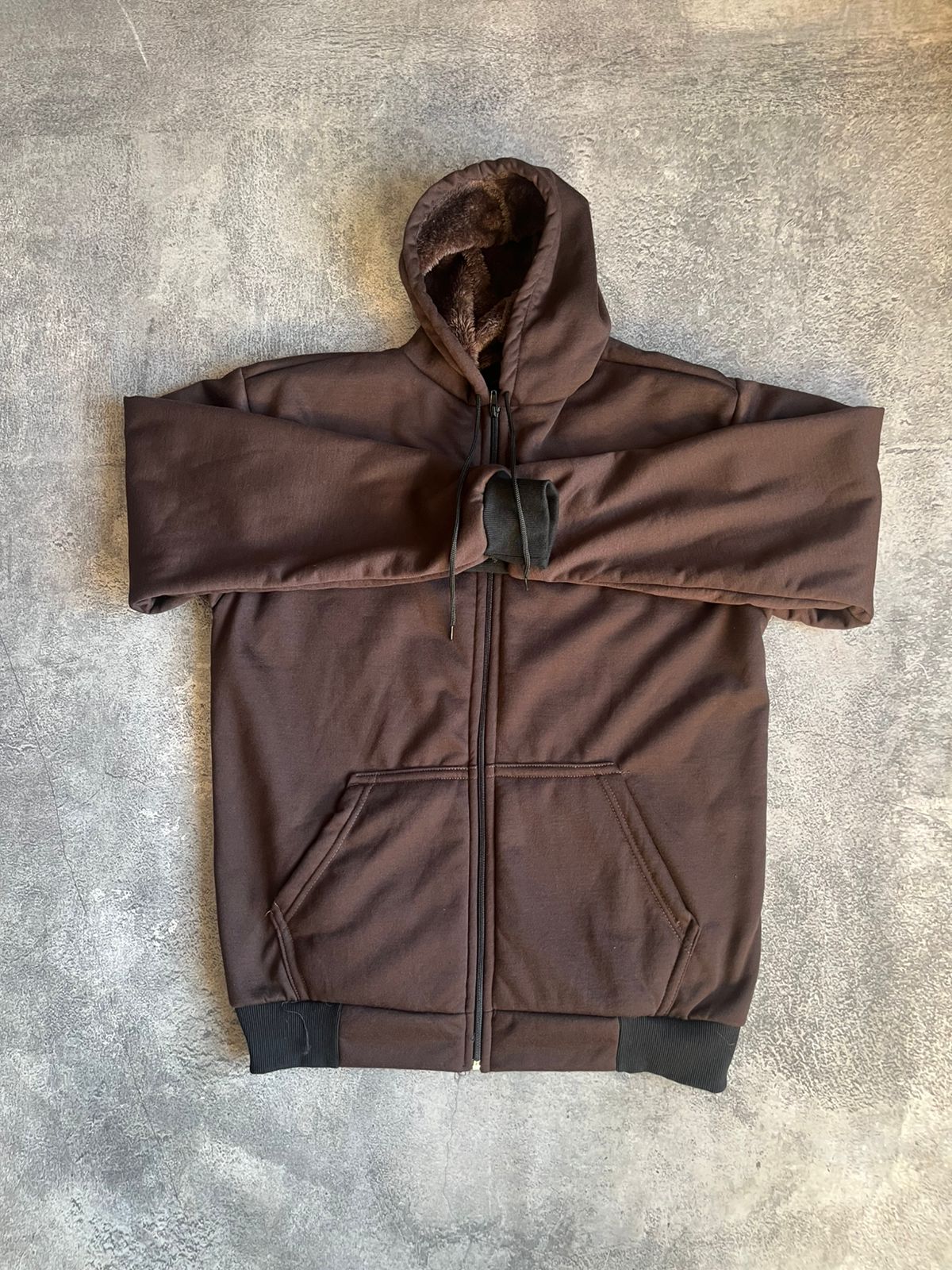 Campera con piel